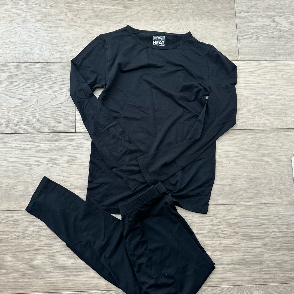 Kids Ski 360 Thermal Layer- Long Sleeve and Pants Set - M